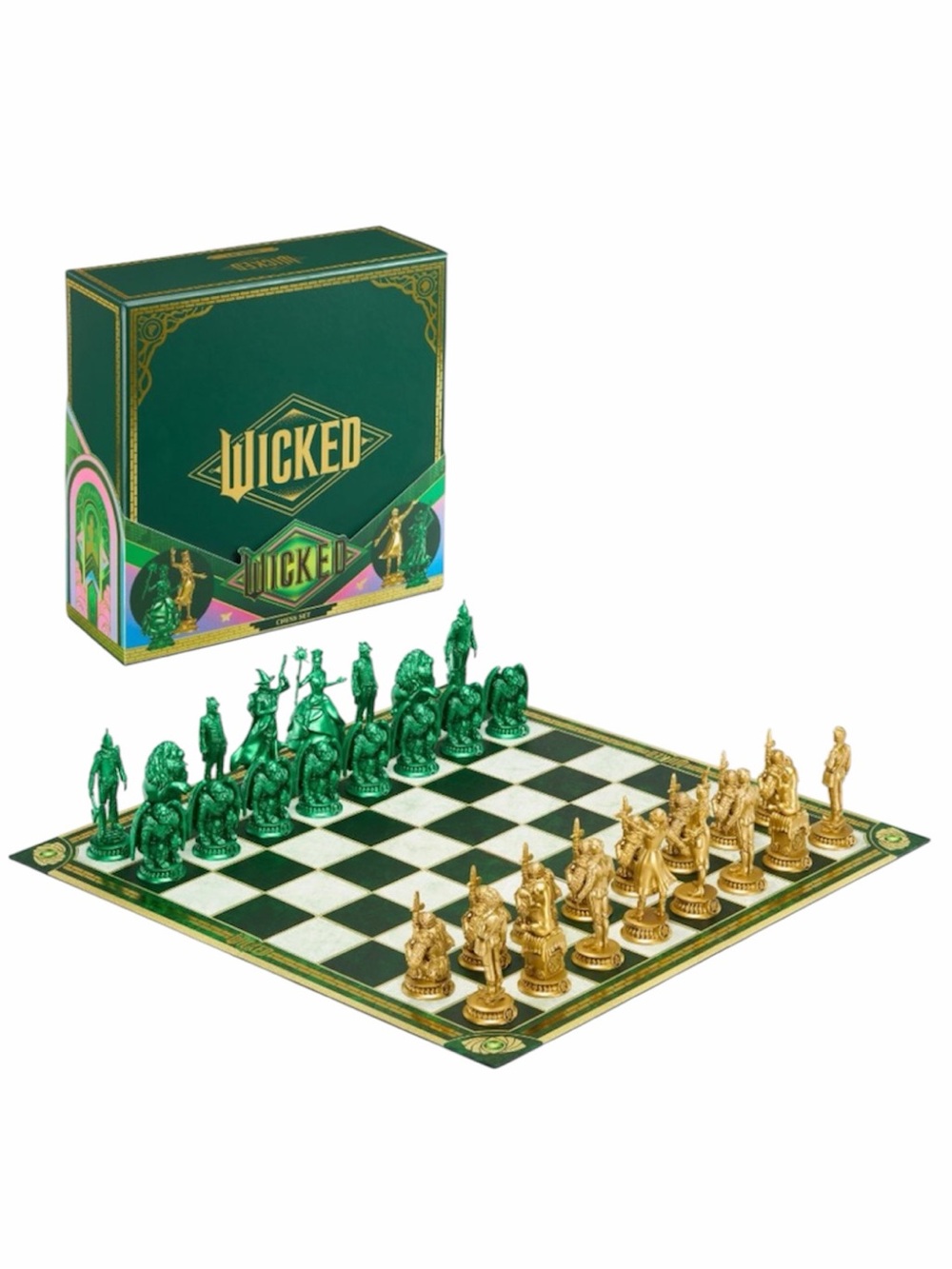 NEW Wicked Collector’s Chess Set New Sealed Official Movie Board Game Oz Edition